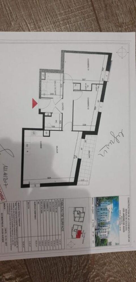  Appartement  louer 3 pices 64 m