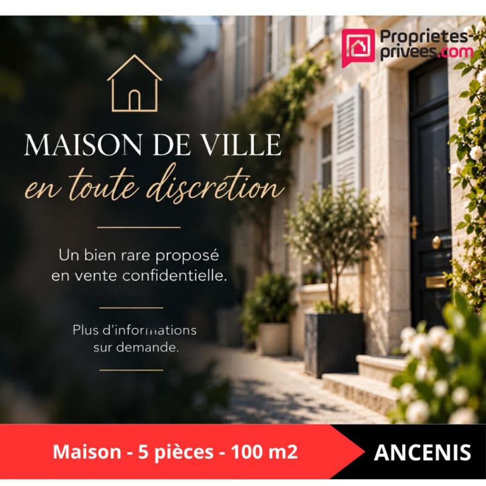 Vente Maison ANCENIS  CENTRE HISTORIQUE  MAISON  4 pièce(s) RÉNOVÉE Ancenis
