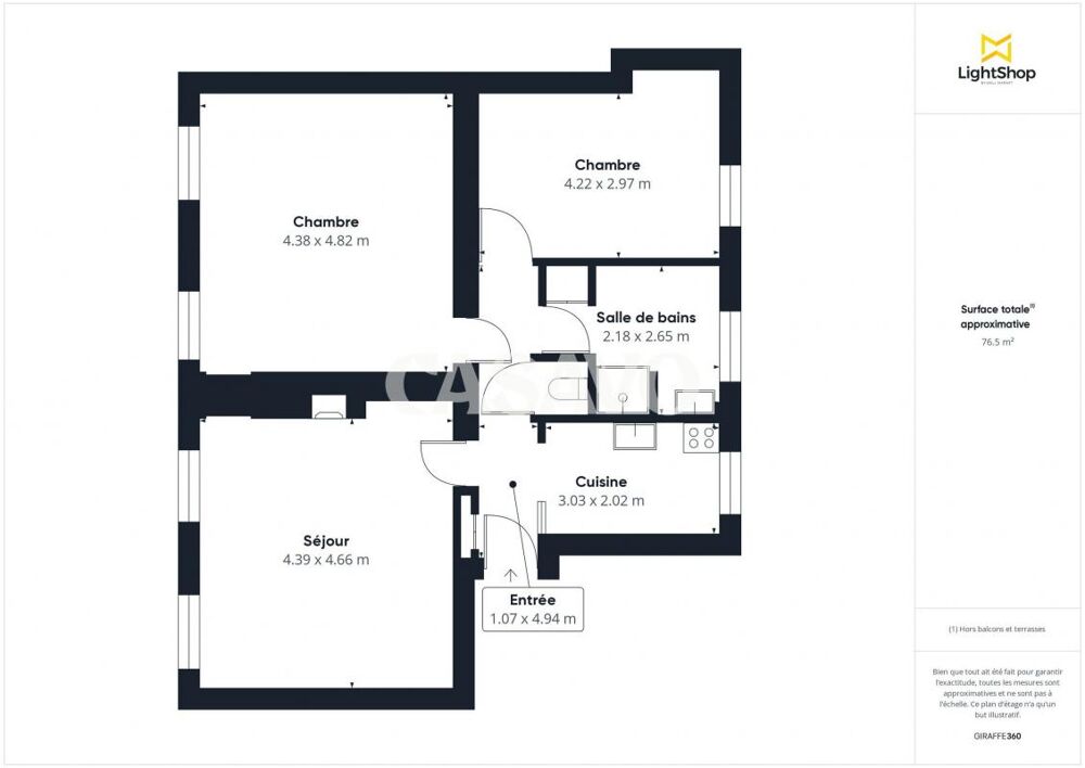 Appartement a louer argenteuil - 3 pièce(s) - 75 m2 - Surfyn