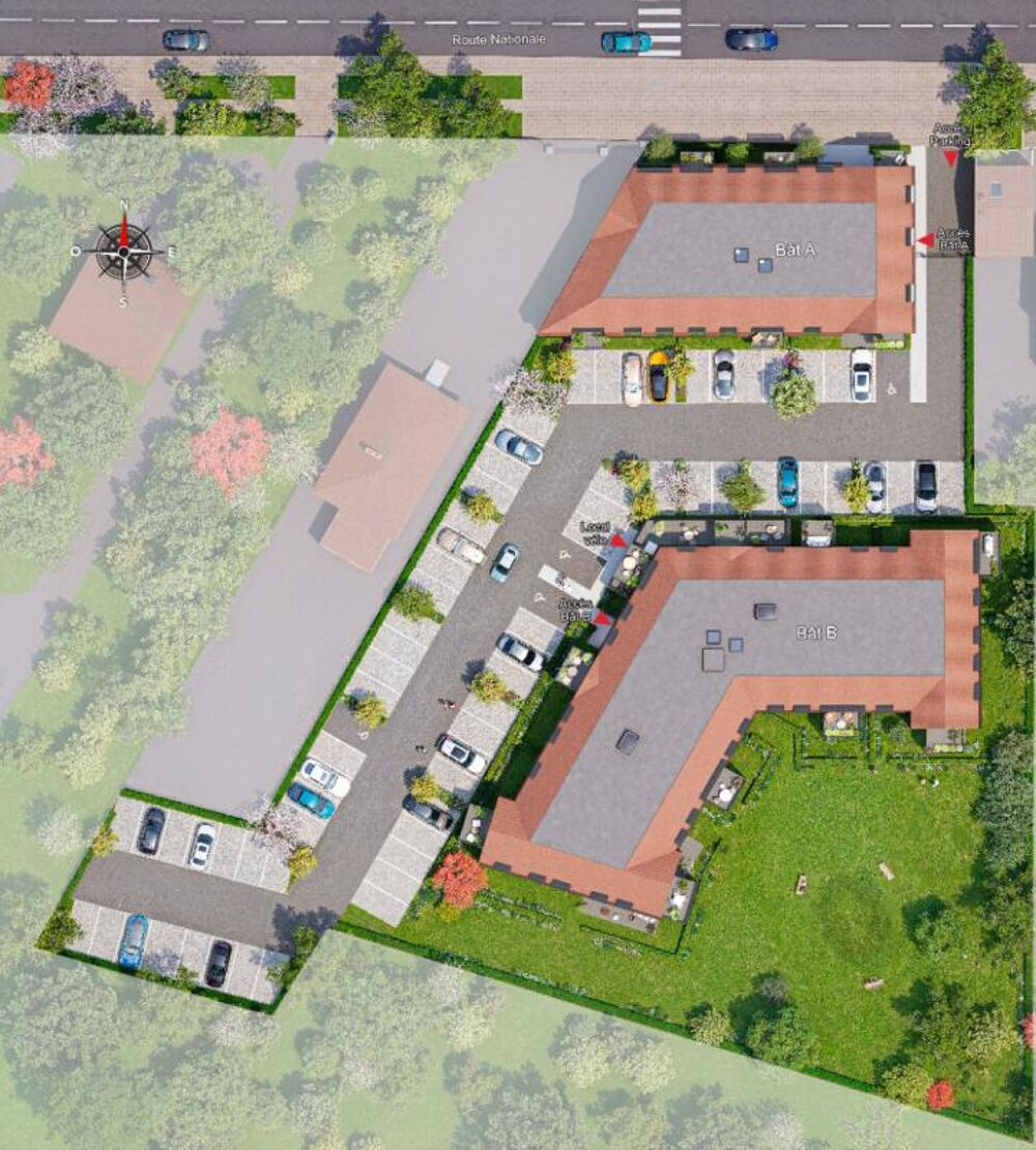 Vente Appartement Chereng  Appartement 2 pièces 51 m2 Chereng