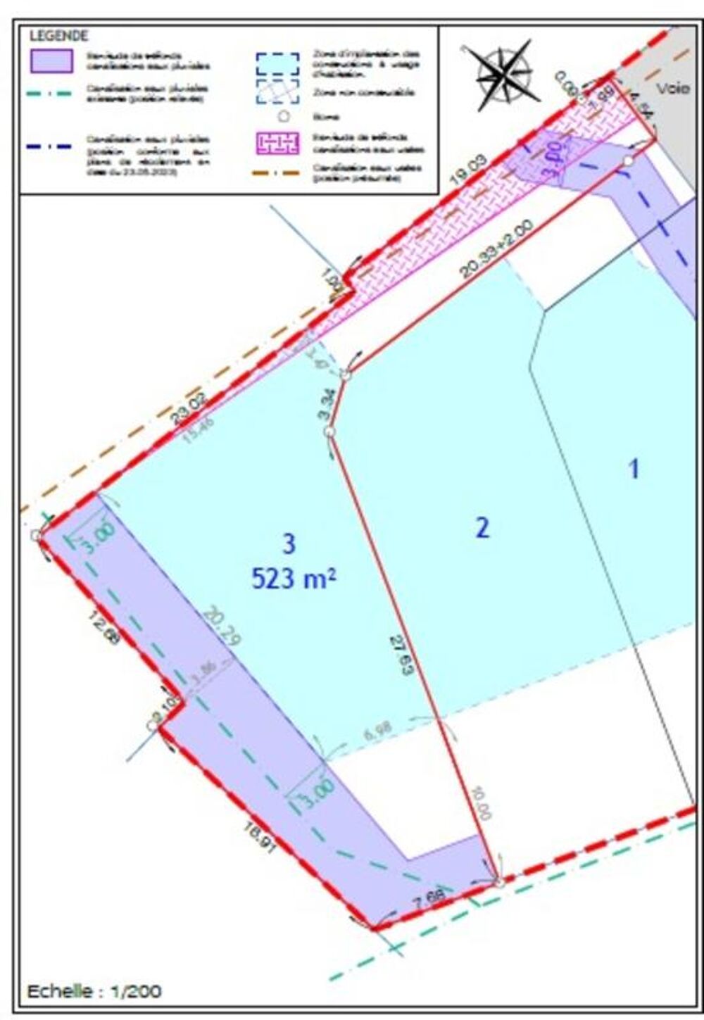 Vente Terrain Terrain viabilisé de 523 m² à VANNES Vannes