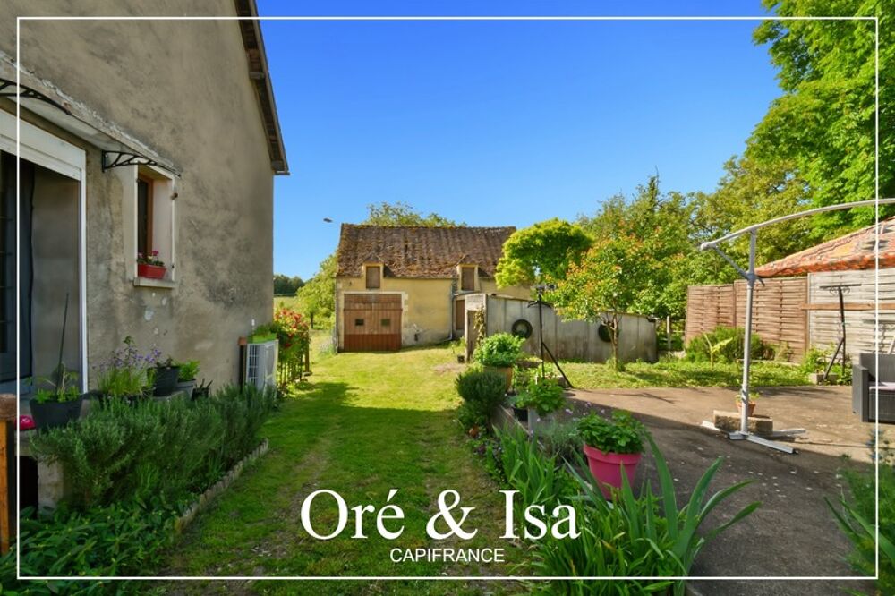 Vente Maison Dpt Cher (18), Loye-Sur-Arnon, Maison 112 m² – Grand terrain, dépendance de 100 m² et garage avec fosse Loye sur arnon