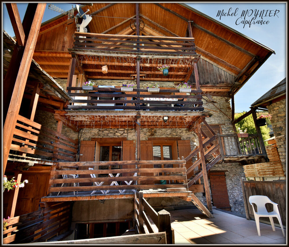 Vente Chalet Dpt Hautes Alpes (05),  vendre MOLINES EN QUEYRAS maison P7 Molines en queyras