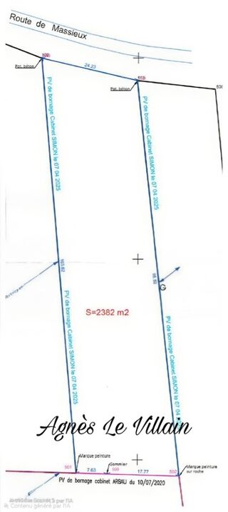  Terrain à vendre 2382 m²