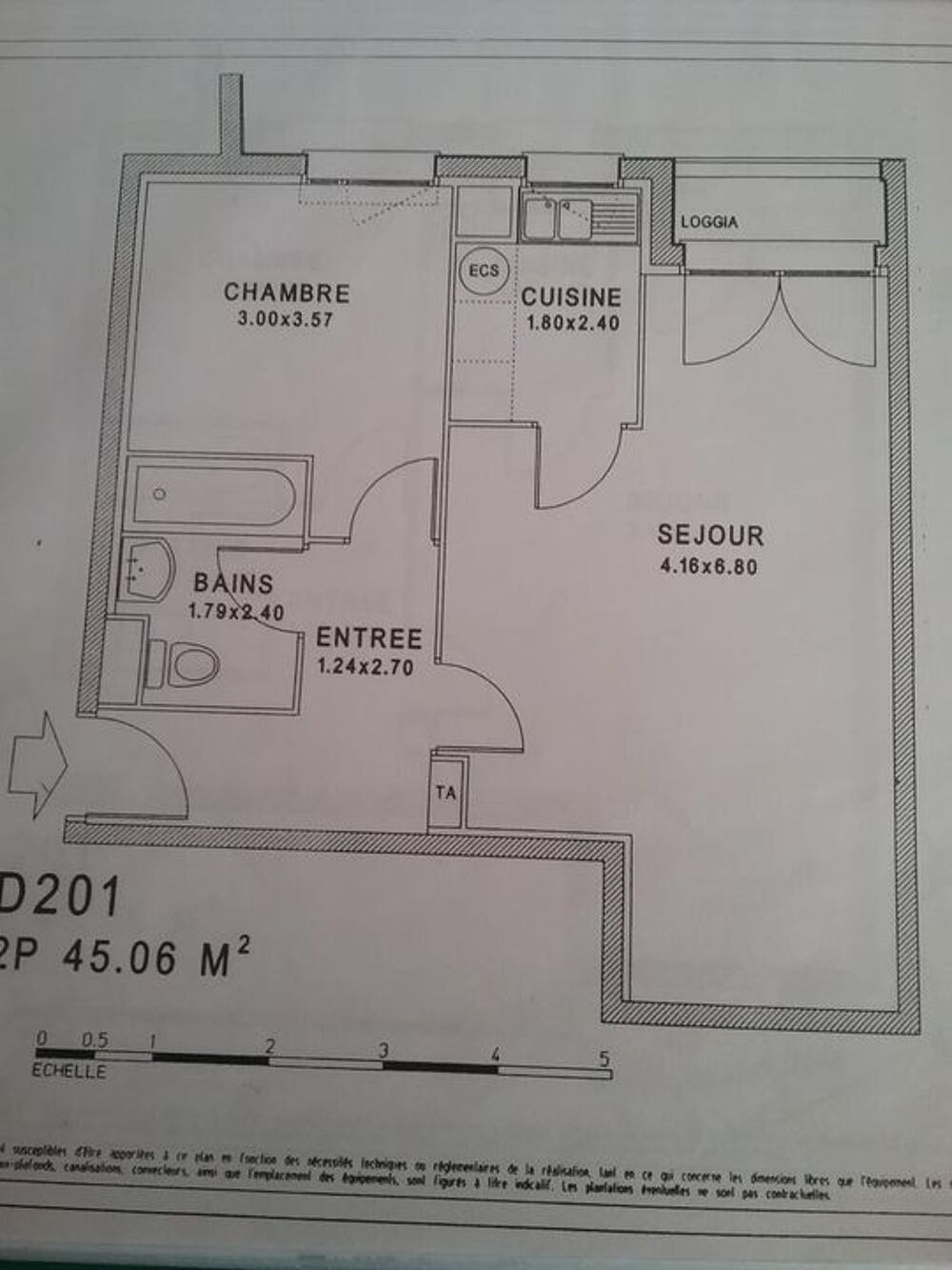 Location Appartement Appartement de 45m2 à louer sur Cergy Cergy