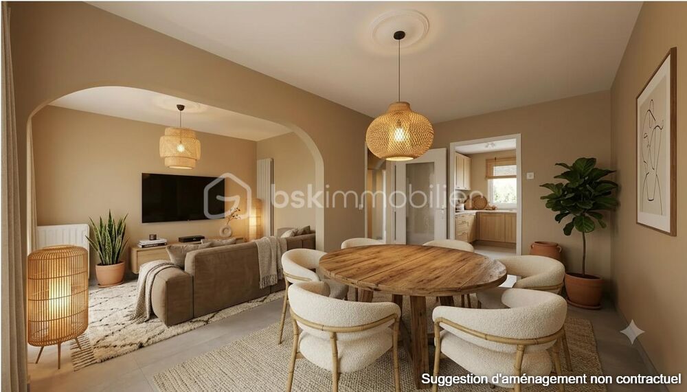 Vente Maison maison 3 chambres, garage 2 voitures et grand jardin Sallaumines