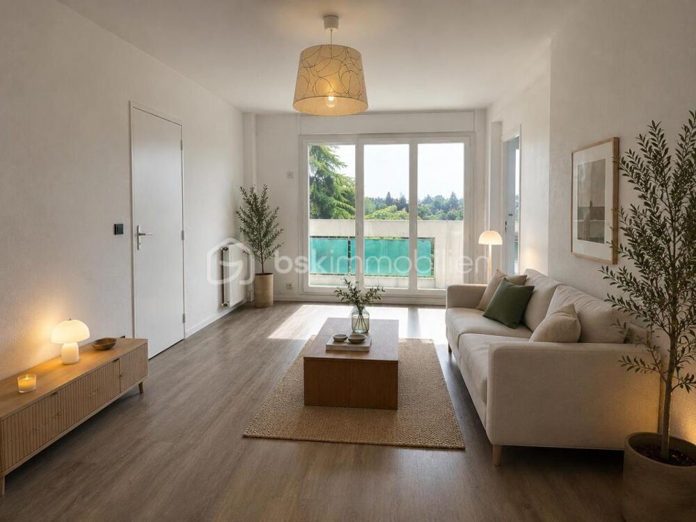 4 pièces 80 m² avec loggia et terrasse 9 m²  vue dégagée sur parc  Écondeaux