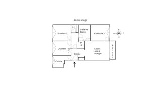  Appartement à vendre 4 pièces 82 m²
