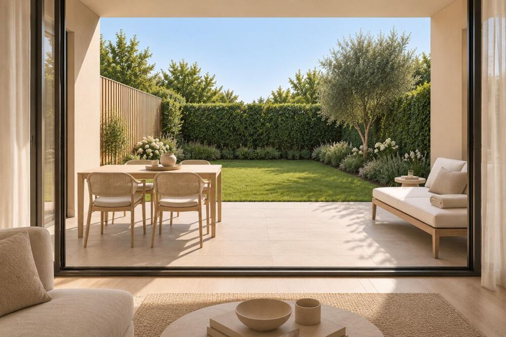 RARE APPARTEMENT 1 PIECE AVEC TERRASSE ET JARDIN SUD BUSSY ST GEORGES