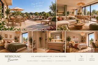 Vente Appartement T5 familial avec près de 100 m² de terrasse – Mérignac Bourran Merignac