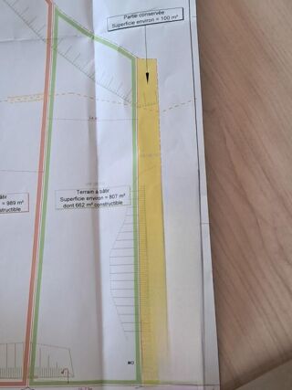  Terrain � vendre 807 m�
