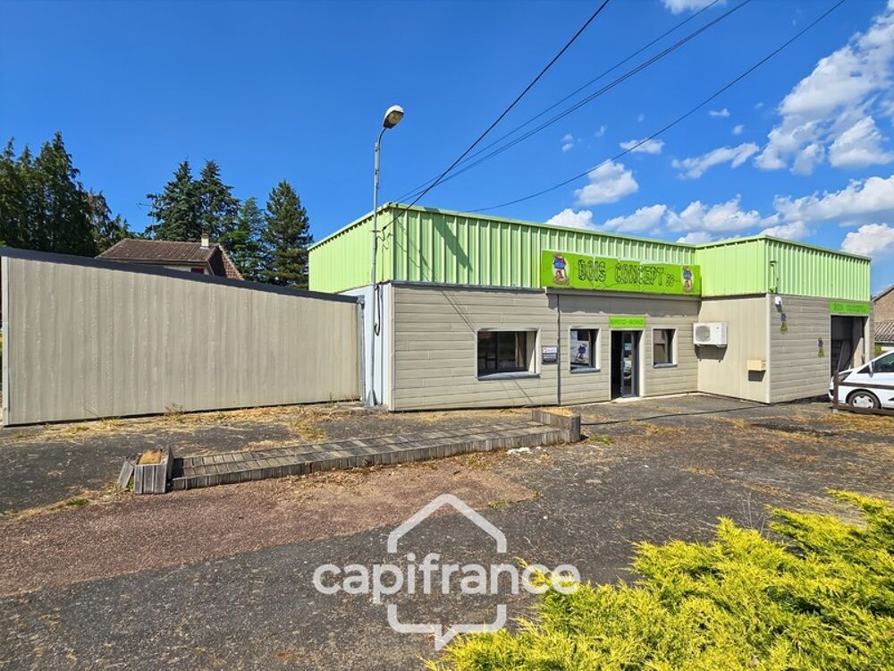   Local d'activité de 352 m² - ALLUY (58) - Showroom, bureau, ateliers et stockage - terrain 1 354 m² 