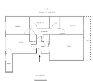  Appartement � vendre 3 pi�ces 66 m�