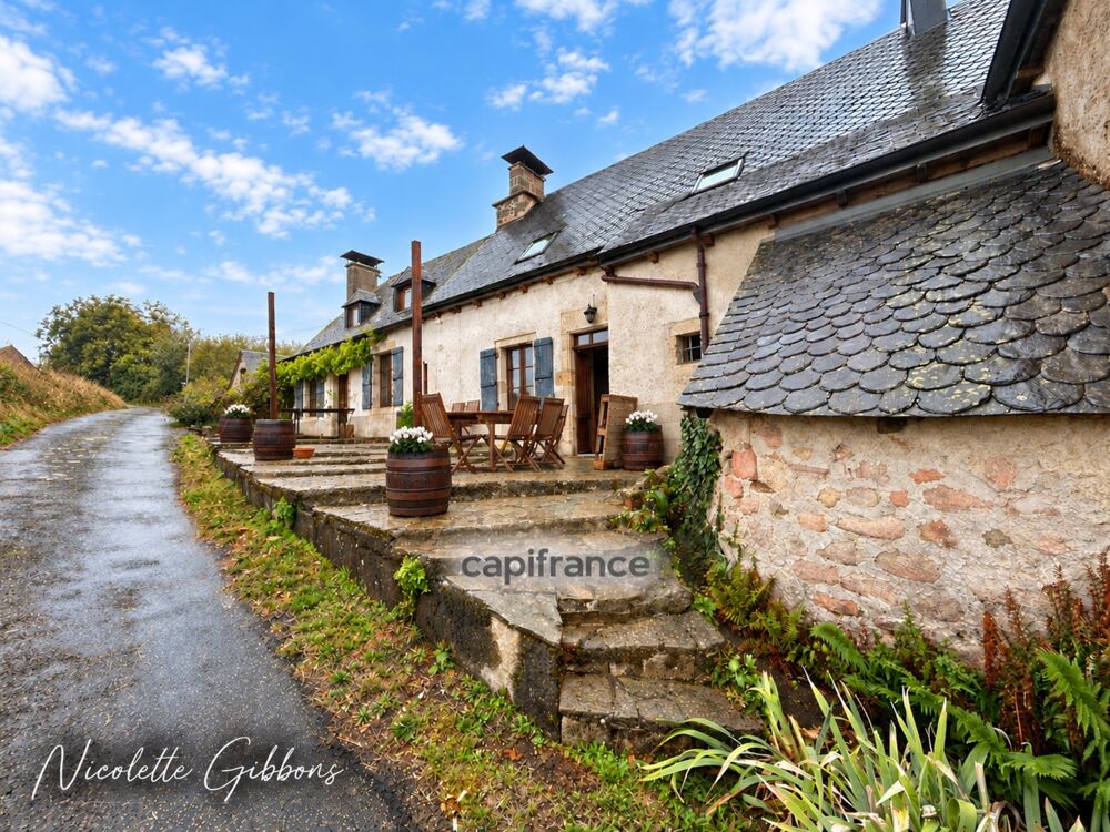 Vente Propriété/Château CORRÈZE – PROPRIÉTÉ SUR 6 HECTARES, SOURCE, FORET AVEC MAISON PRINCIPALE ET 4 GÎTES – VALLÉE DE LA DORDOGNE Argentat