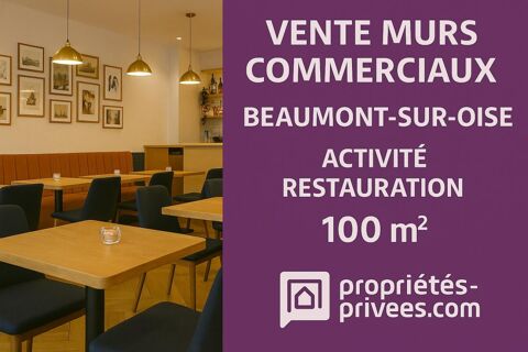 BEAUMONT SUR OISE - Murs Commerciaux 120 m²  Restauration 189000 95260 Beaumont sur oise