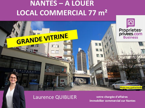 44000 NANTES - EXCLUSIVITE, LOCAL COMMERCIAL A LOUER 77 m&sup2; 1490 44000 Nantes