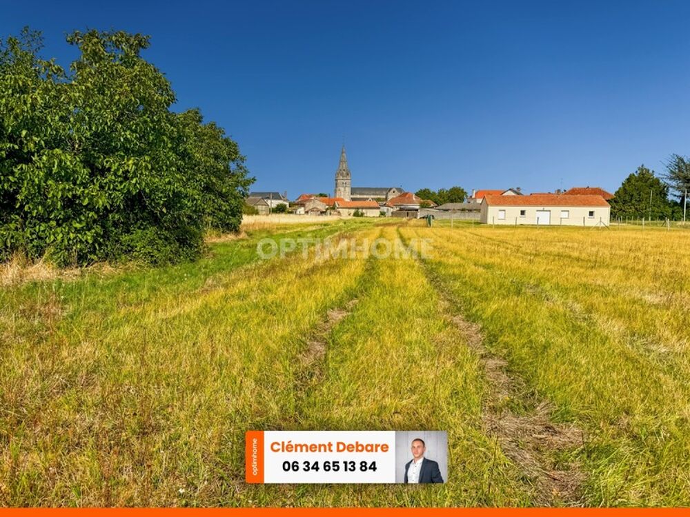 Vente Terrain Terrain constructible d'environ 2200 m² – À 10 min de Loudun Ceaux en loudun