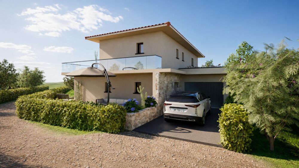 Vente Terrain Pianottoli-Caldarello Terrain à batir avec PC  pour une Villa de 150 m² avec piscine et garage fermé Pianottoli caldarello