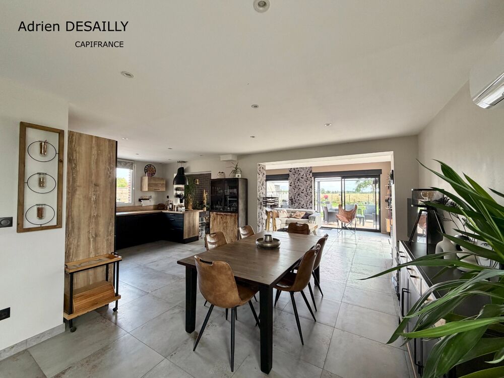 Vente Maison Longère rénovée à vendre 6 pièces 168m2 SAILLY SUR LA LYS (62) Sailly sur la lys