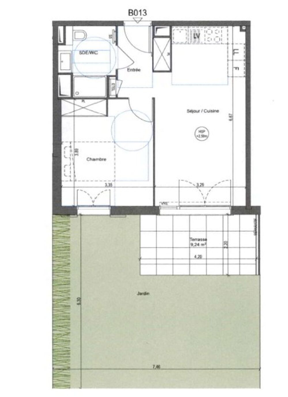 Location Appartement T2 NEUF avec terrasse, jardin et parking à COGOLIN Cogolin