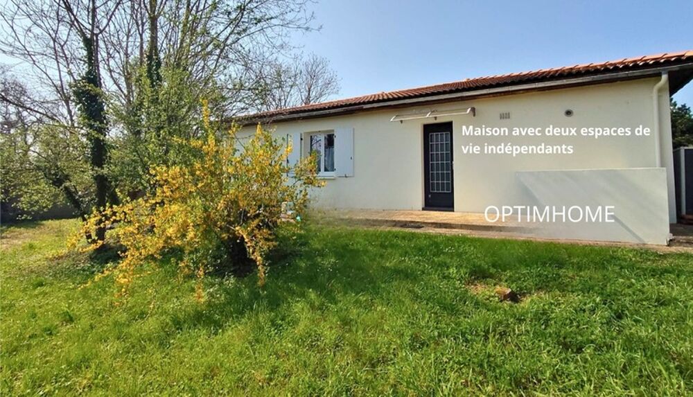 Maison familiale 171 m² avec logement indépendant  Terrain 2 200 m²  Saint-Laurent-de-la-Prée