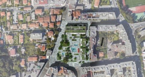   A louer, Local commercial de 145 m² avec Mezzanine, Square Benes, Saint Laurent du Var 06700, Alpes-Maritimes 