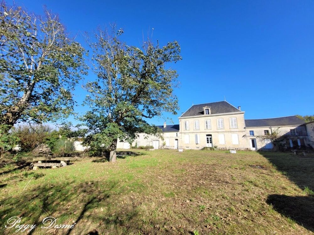 Propriété à vendre 14 pièces SAINT JEAN D'ANGELY (17) - Ancien domaine viticole, Bâti de 940 m2, Maison de maître, Dépendances