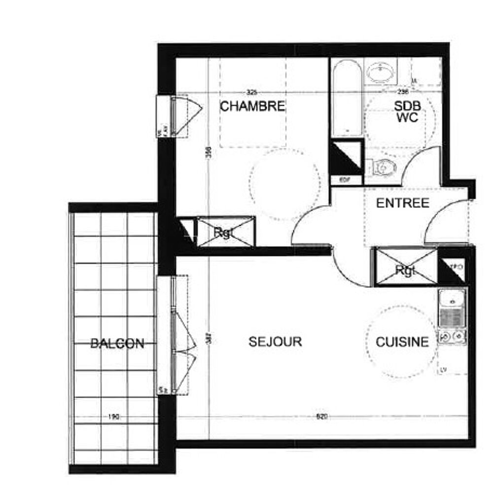 Location Appartement Appartement T2 avec terrasse et parking à Toulouse Toulouse