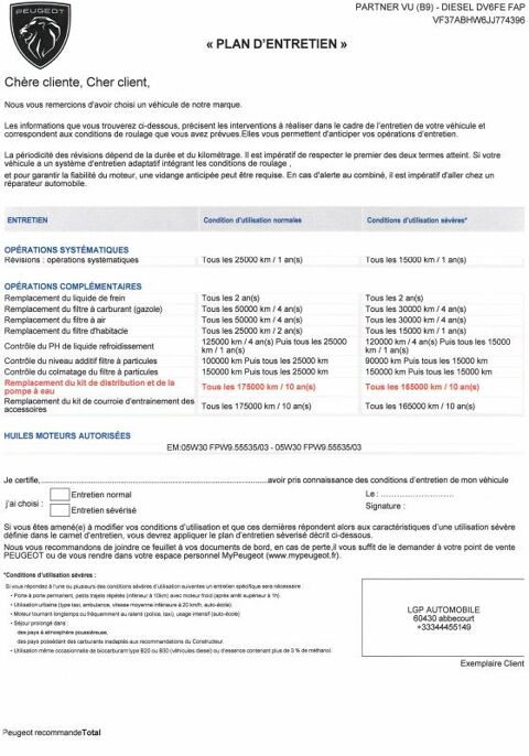 Partner 1&deg; Main / 1.6L B HDI 75cv Pack PRO Seulement 7 200km ! idem 2019 occasion 60430 Abbecourt