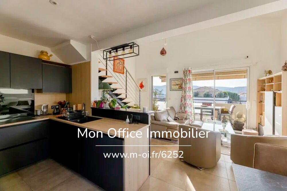 Référence : 6662-ABO. - Appartement Duplex dernier étage, T4 vue Sainte Victoire dégagée, au calme avec terrasses + 1 Box fermé