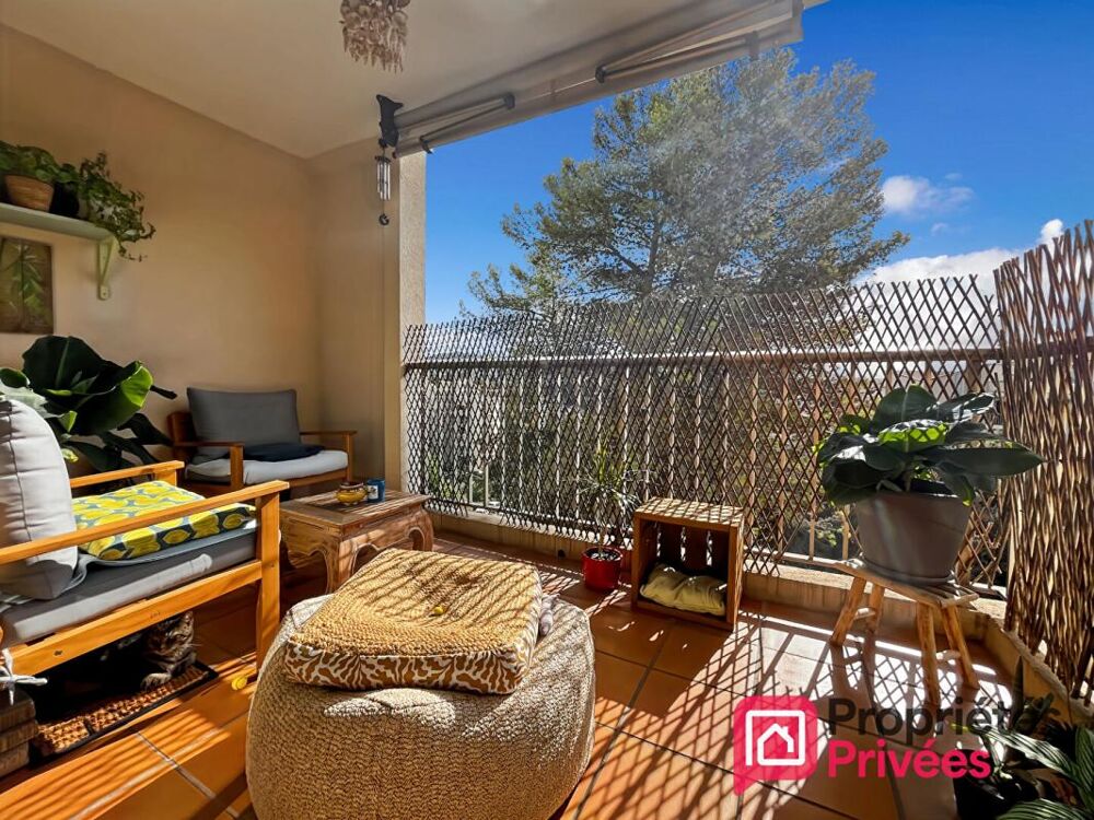 Vente Appartement Le Cannet Rocheville : 3 pièces traversant avec terrasses, cave et parking Le cannet