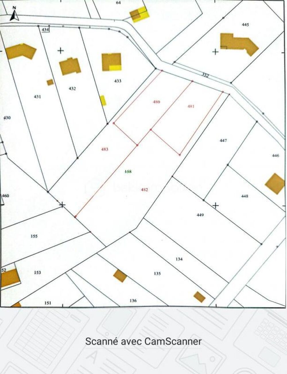 Vente Terrain Terrain constructible 2704 m Beauchamps sur huillard