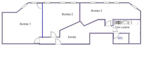93160 Noisy le grand- Mont d'Est - Murs , Bureaux 67 m&sup2; , Quartier d'affaires 99900 93160 Noisy le grand