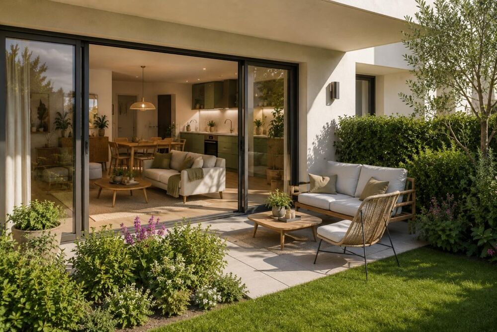T4 avec Grand JARDIN et parking proche LANGON