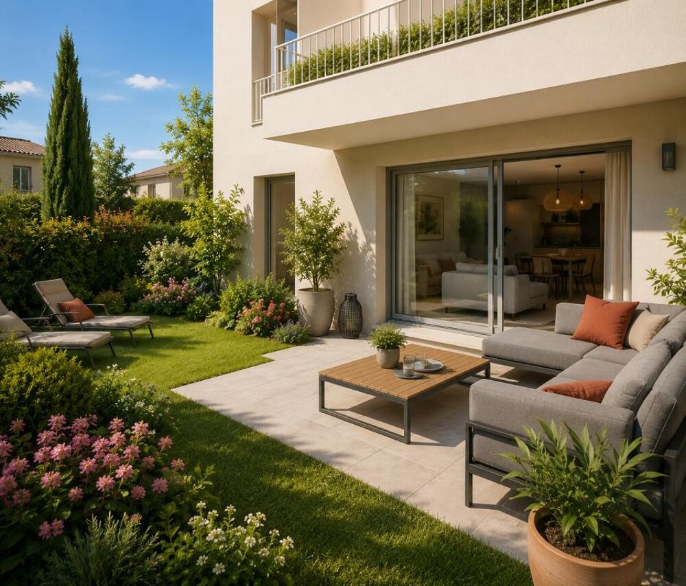 3 pièces JARDIN + TERRASSE - rangements, parkings