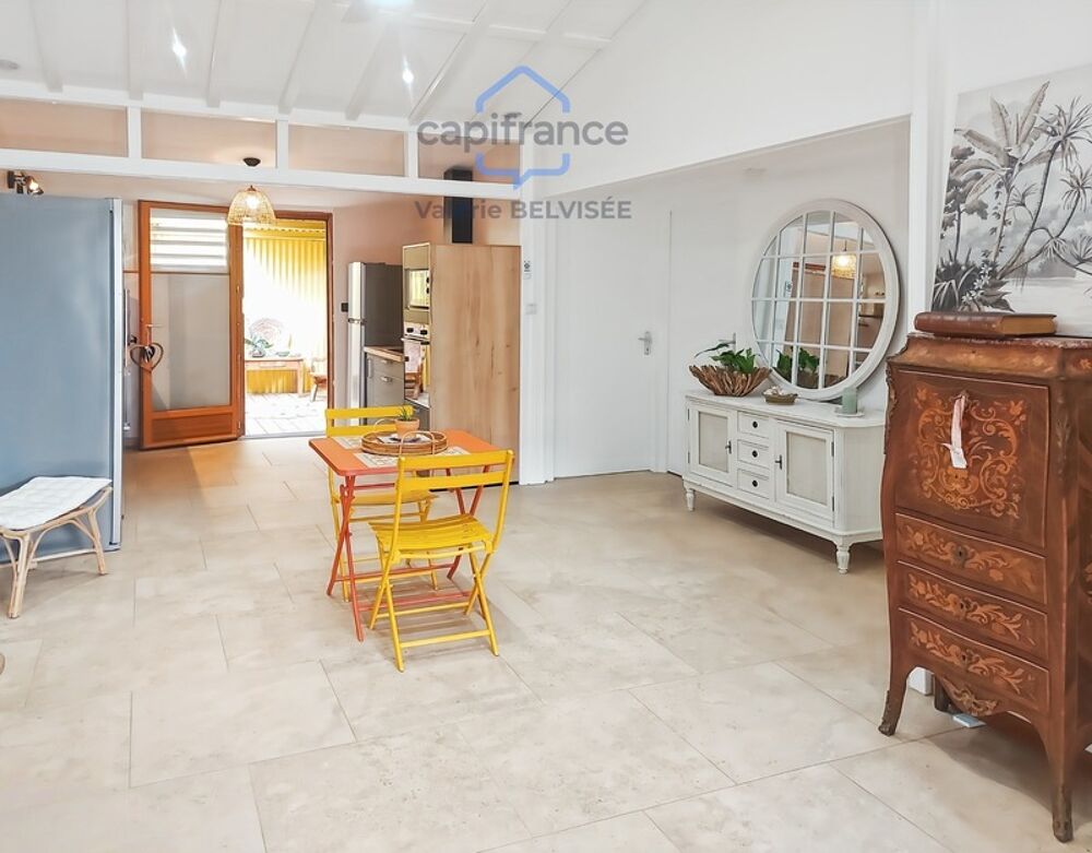 Vente Maison Terre Sainte – Charmante maison Bourbon Bois T3 rénovée de 75 m² dans un quartier prisé de Saint-Pierre Saint pierre