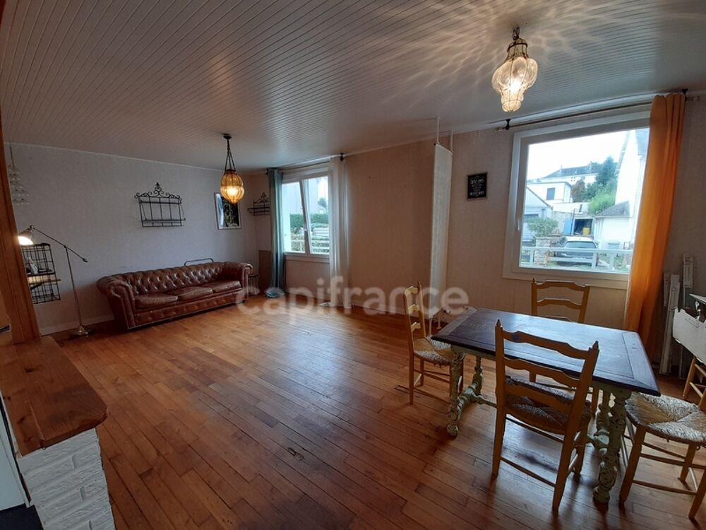 Maison à vendre 4 pièces QUIMPER (29)-83 m2 surface habitable - 3 chambres - avec sous-sol- 1 garage indépendant- jardin- terras