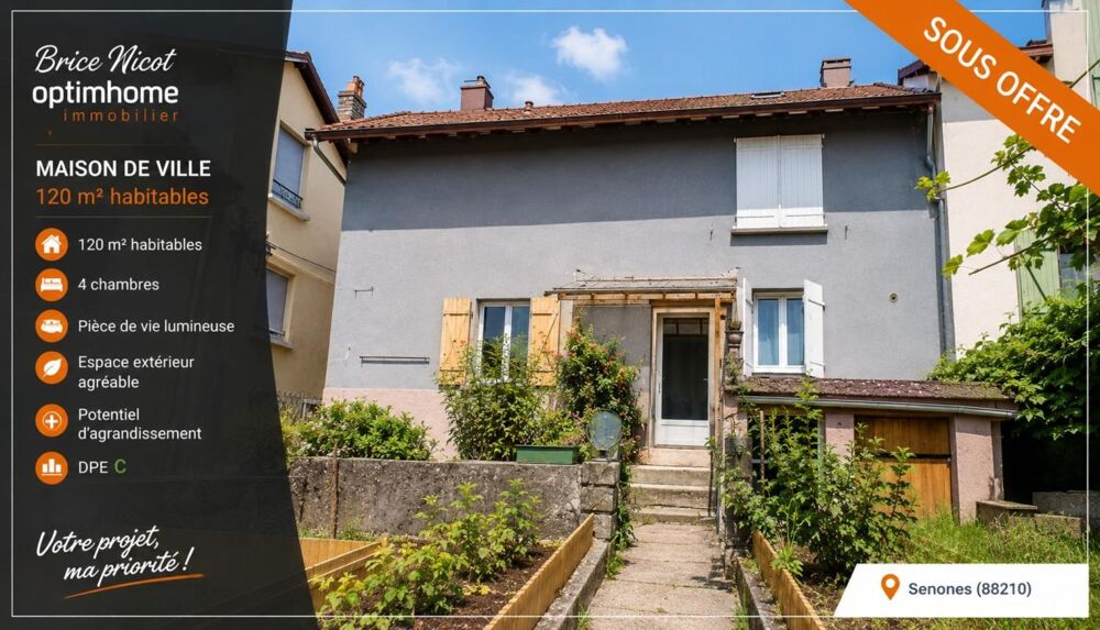 Maison 8 pièces 119 m² · à Senones · 119 m² · 72 000 €