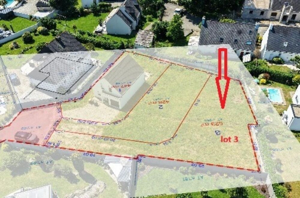 Vente Terrain Terrain viabilisé de 523 m² à VANNES Vannes