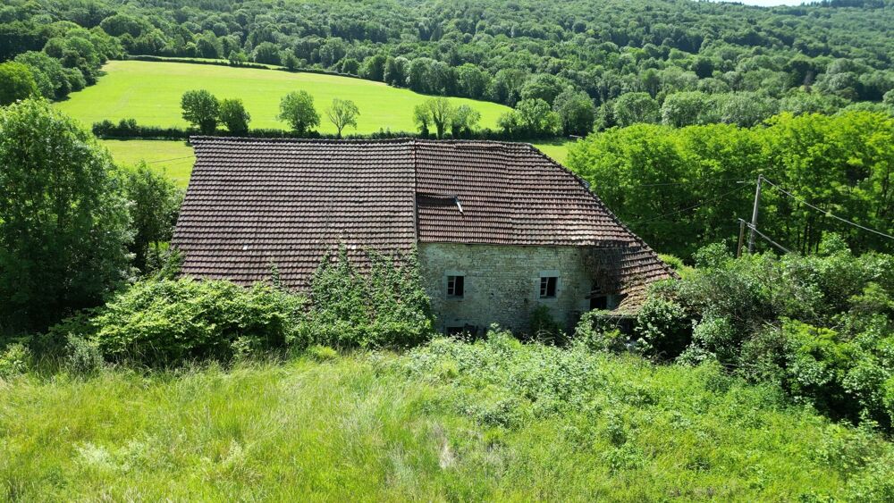 Vente Maison Doubs (25), à vendre Le Val, terrain de 1732 m2 + bâtisse en ruine de 447 m2 au sol Montfort