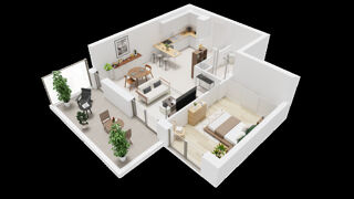  Appartement à vendre 2 pièces 55 m²