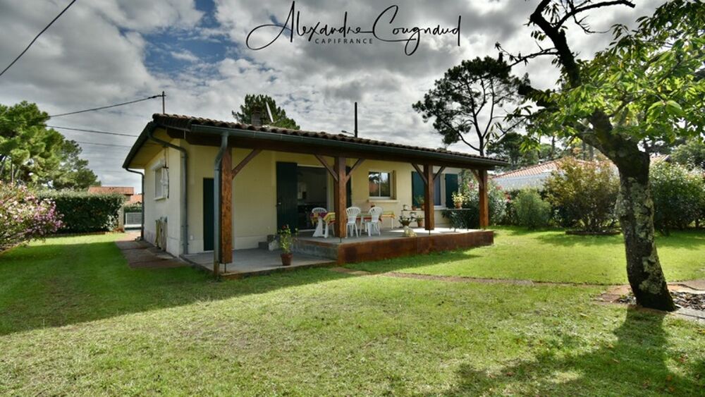 Mimizan Plage  Maison P3 de plain-pied avec garage et jardin clos, à 1200 m de locéan