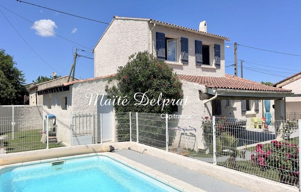 Maison à vendre Vedène (84) 100m2 : piscine, terrasse et dépendance