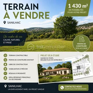  Terrain � vendre 1430 m�
