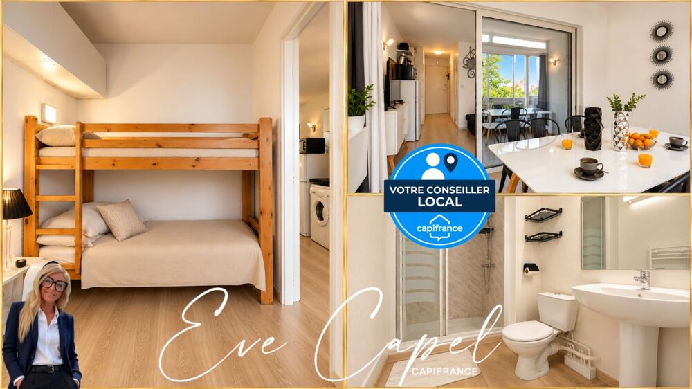 Vente Appartement Appartement à vendre 2 pièces LE CAP D'AGDE (34), appartement entièrement rénové avec 1 chambre, loggia fermée, avec parking pri Le cap d agde