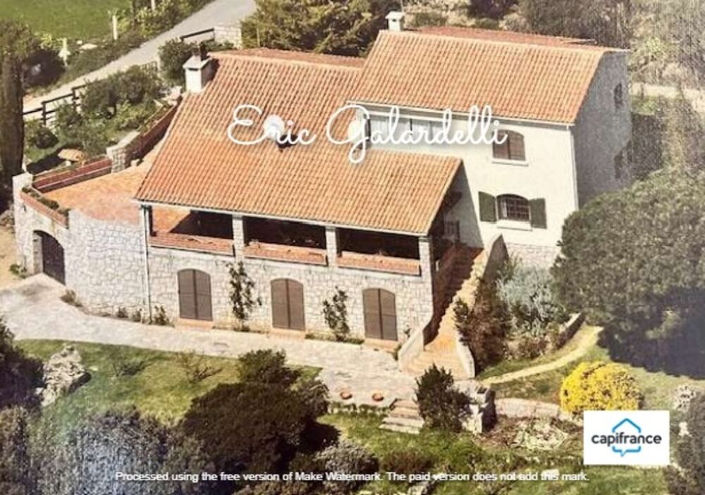 À vendre Olmeto: Vaste demeure en pierres avec vue panoramique mer et golfe du Valinco, quartier résidentiel, grand terrain pisc