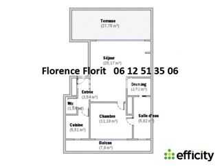 Appartement à vendre 2 pièces 57 m²