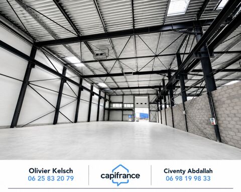   LOCAL INDUSTRIEL NEUF 1 058 M² À LOUER – PONT ROULANT 12,5 T – HSP 12 M – SAINTE-HÉLÈNE-SUR-ISÈRE (73) 