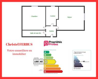  Appartement � vendre 2 pi�ces 38 m�