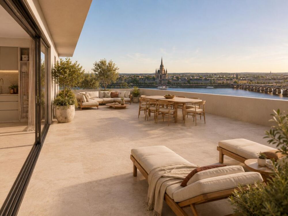 Vente Appartement ** T5 AVEC INCROYABLE VUE GARONNE ! ** Bordeaux